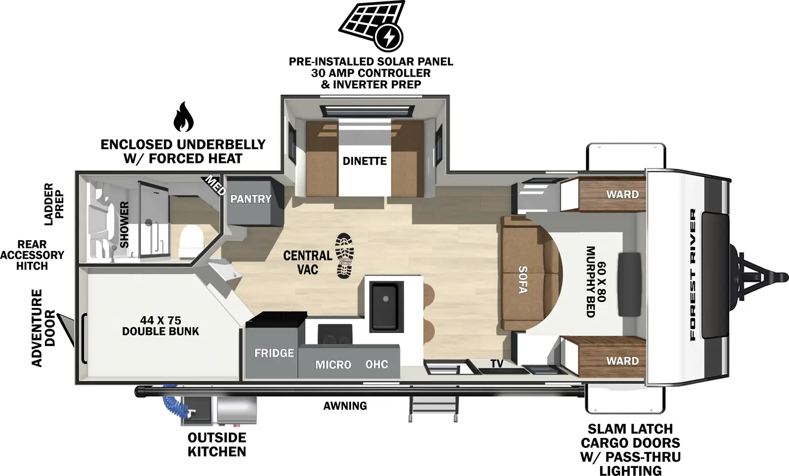 Ibex 23MBH Floorplan
